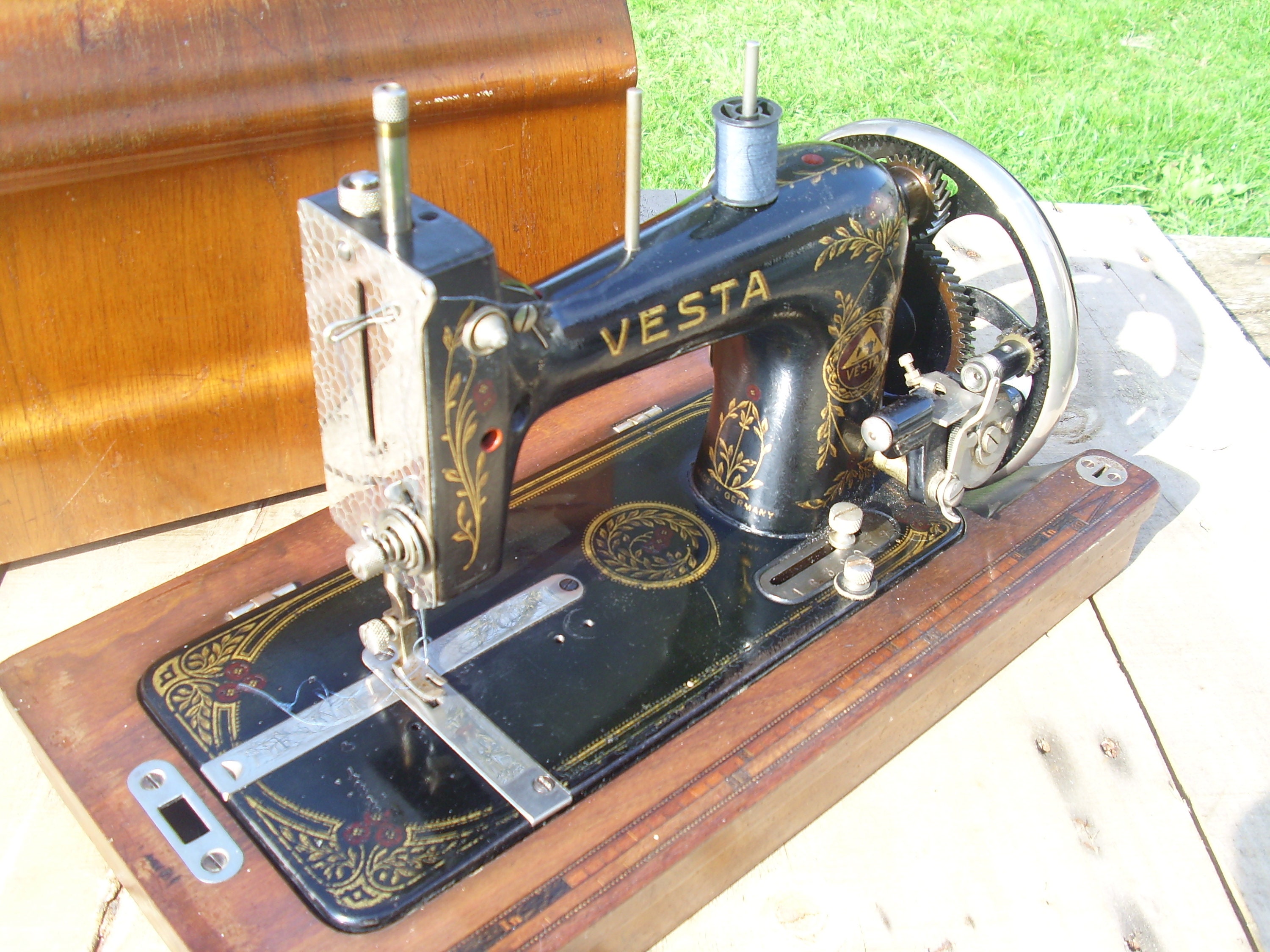 Working Antique Vesta Sewing Machine Vesta TS Saxonia 1930 Etsy
