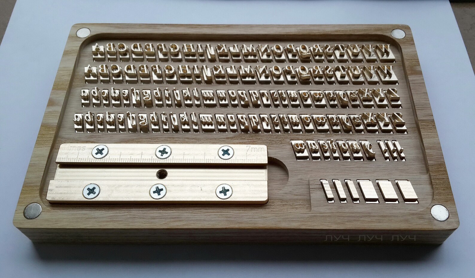 Interchangeable Alphabet Letter stamp with holder Customized Etsy