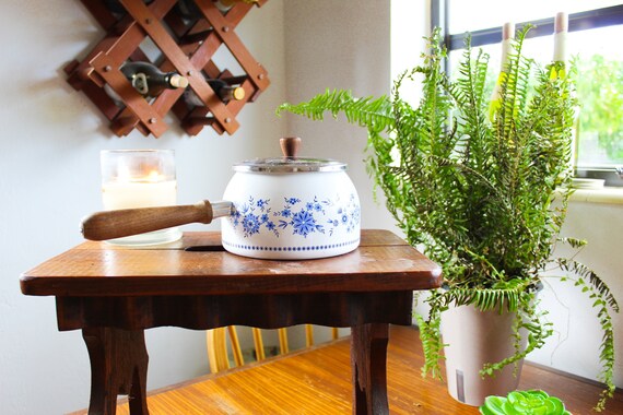 Vintage Bfb Royal Glazed Steel Bavarian Blue German Pot Etsy