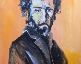 Portrait in acrylic