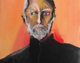 Portrait in Acrylic