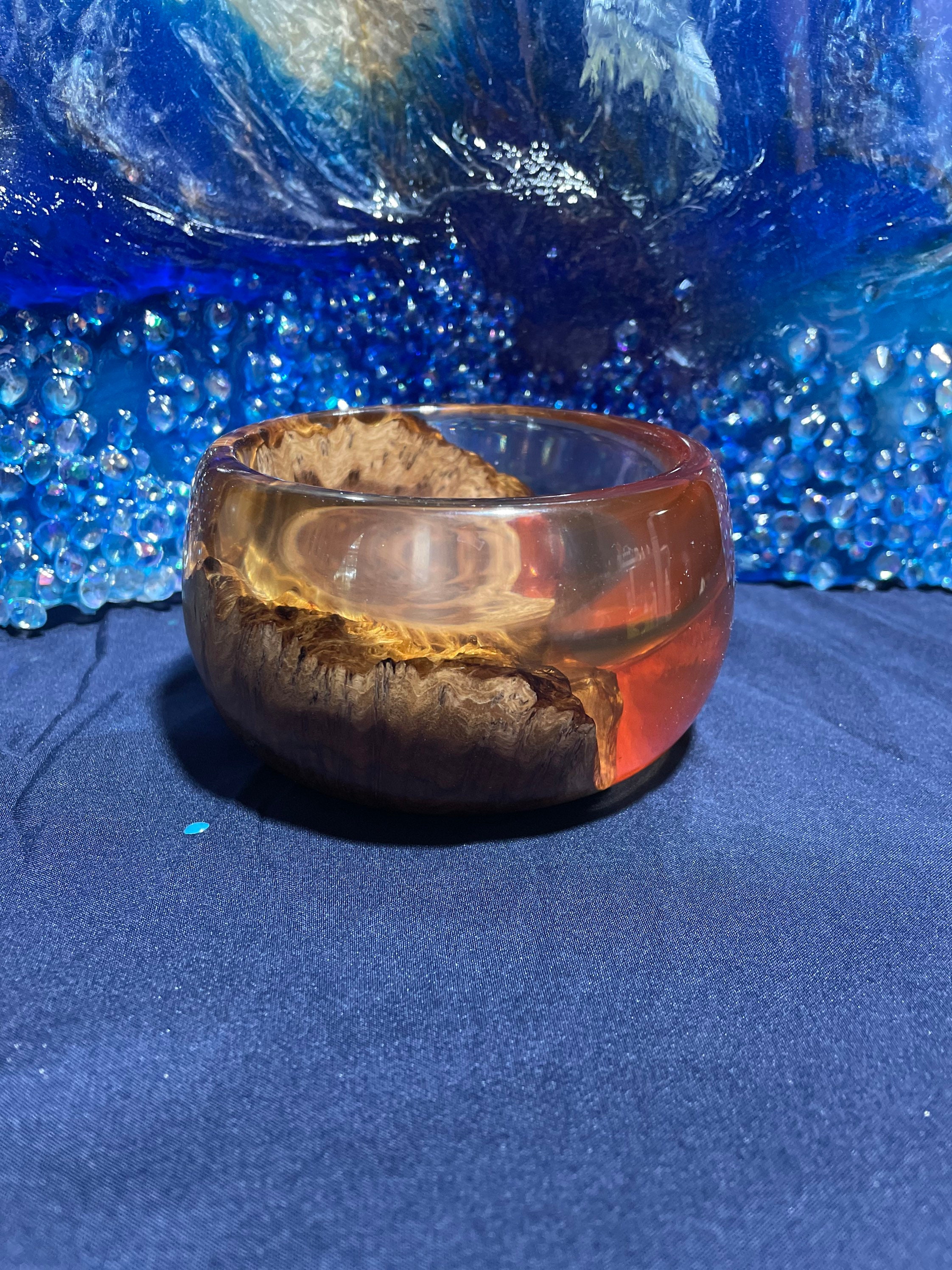 Wood/Resin Bowl Etsy