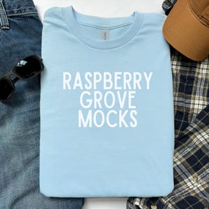Mens Light Blue Gildan 5000 Mockup | Gildan 5000 Mock up for Man | G500 Light Blue Tshirt Mockup | Male Mock up Flatlay | Fathers Day Mockup
