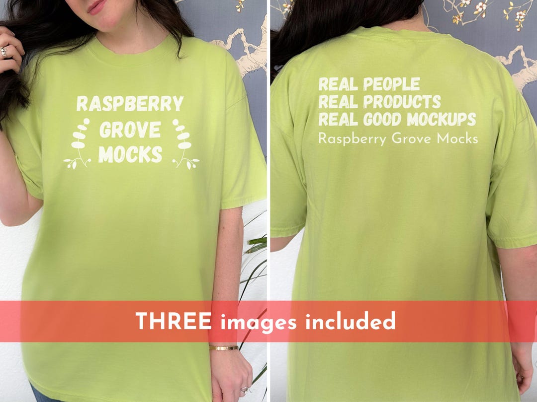 Front and Back Mockup, Comfort Colors Backside Mockup, Front Front and Back Mockup, Comfort Colors Backside Mockup, Front