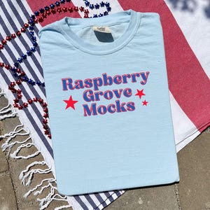 Comfort Colors July 4th Mockup, Chambray Comfort Colors Mock up, Chambray 4th of July Mockup, Chambray 1717 Flatlay Mock up, C1717 Mockup