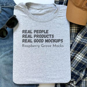 Gildan 5000 Mockup Sport Gray Tshirt Mock up Men&#39;s Shirt Mock up Father&#39;s Day Mockup Sport Grey Gildan 5000 Mock up Folded Flatlay Mockup
