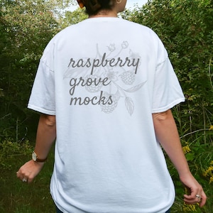 Backside White Gildan 5000 T-shirt Mock up, Back of shirt Gildan 5000 Mockup, Back view Mockup, White Back of Tshirt Outdoor Nature Mockup