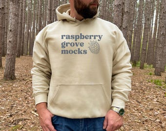 Herren Sand Gildan 18500 Mockup, Sand Hoodie Mockup, Gildan 18500 Sweatshirt Mockup, Herren Outdoor Mockup, Sand Kapuzen Sweatshirt Mockup