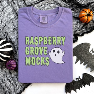 Comfort Colors Halloween Mockup, Violet Comfort Colors Mock up, C1717 Violet Halloween Mockup, Violet 1717 Flat lay Mock up, Spooky Mockup