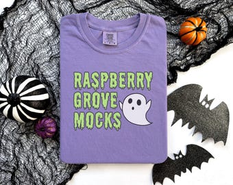 Comfort Colors Halloween Mockup, Violet Comfort Colors Mock up, C1717 Violet Halloween Mockup, Violet 1717 Flat lay Mock up, Spooky Mockup