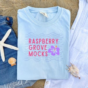 C1717 Mockup Chambray Comfort Colors Flatlay Mock up, Beachy Comfort Colors Chambray Mockup 1717 Chambray T-shirt Mock up, Flat lay Mock up