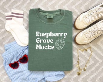 Comfort Colors Light Green Mockup, Comfort Colors 1717 Mockup Folded Flatlay, Light Green Comfort Color Mock up C1717 Flat lay Summer Mockup