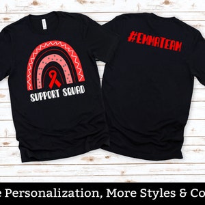 Custom Congenital Heart Defect Shirt, CHD Awareness, CHD Support Squad Tee Shirts, CHD Awareness TShirt