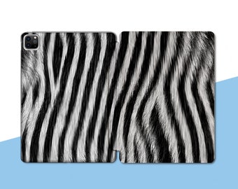 Colorful Zebra iPad Air 2020 4 Generation White Marble iPad Smart Cover for iPad 10.2 2020 8 gen Hard Back Shell iPad Air 3 2019 Case DS0371