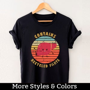 Contains Recycled Parts, Liver Transplant Shirt, Liver Transplant Survivor Gift, Liver Transplant Recipient Tee Shirts