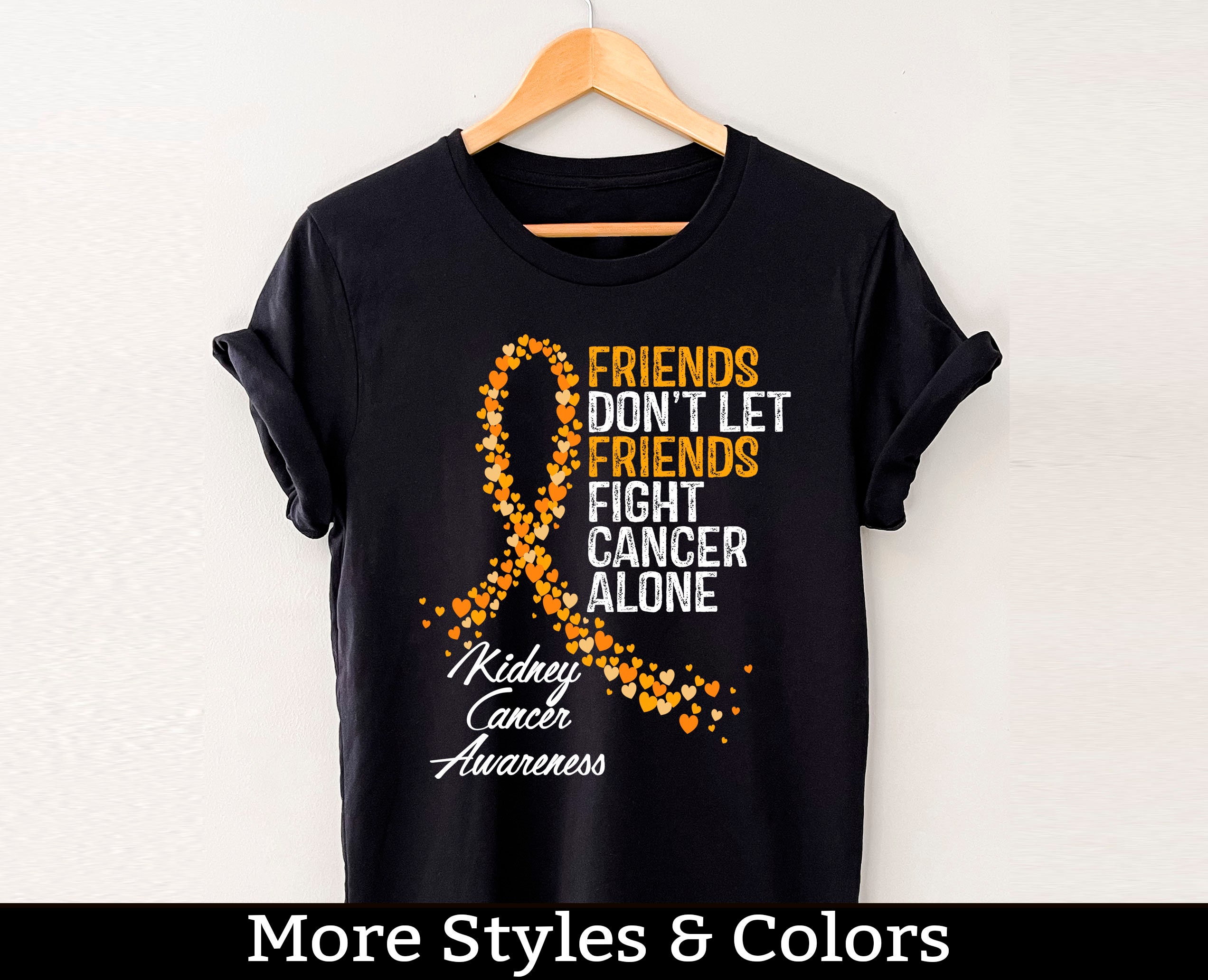 Friends Don't Let Friends Fight Leukemia Cancer Alone T-Shirt Friends Don't Let Friends Fight Leukemia Cancer Alone T-Shirt