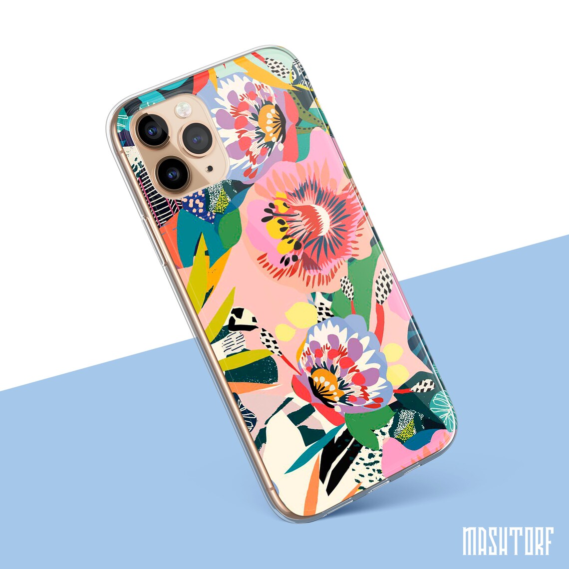 Floral iPhone 12 Pro Max Case Silicone iPhone Mini 12 Case Etsy