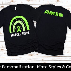 Custom Lyme Disease Awareness Shirt, Lyme Disease Support Squad TShirt, Lyme Disease Fight Tee Shirts