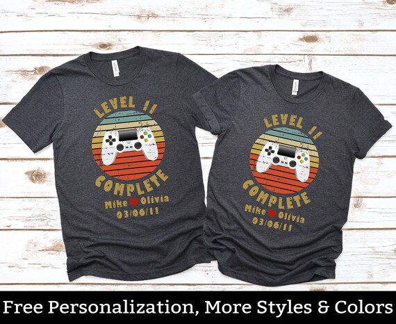 11 Years Anniversary T-Shirt Gift For Her Or Him 11 Years Anniversary T-Shirt Gift For Her Or Him