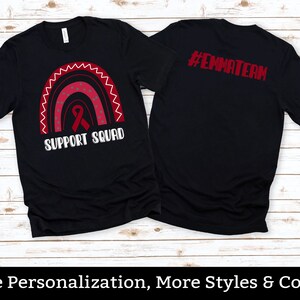 Benutzerdefinierte Myelom Bewusstsein Shirt, personalisierte TShirt, Multiple Myelom Support Squad T-Shirt, Multiple Myelom Kampf