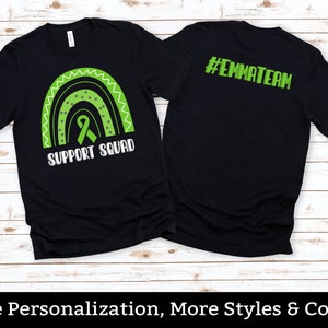 Custom Adrenal Cancer Awareness Shirt, Adrenal Cancer Support Squad, Personalized Cancer TShirt, Adrenal Cancer Team Shirt