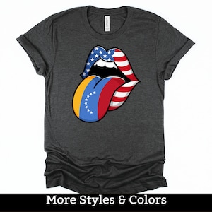 Venezuelan And American Flag Shirt / Sweatshirt / Hoodie, Venezuelan Roots TShirt, Half Venezuelan Half American Shirt, US Venezuela Pride