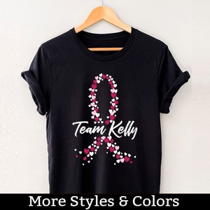 Personalized Throat Cancer Awareness Shirt, Custom Cancer Team TShirt, Throat Cancer Support Squad Shirts, Throat Cancer Fighter T-Shirt