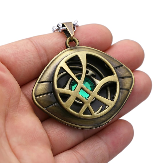 Cosplayflying - Buy Doctor Strange Amulet Eye Agamotto Pendant 4 Necklaces