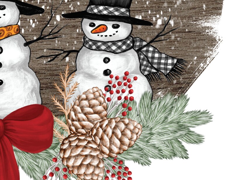 Download Christmas Snowman PNG Let it snow Sublimation Design ...