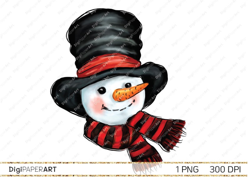 Download Snowman Head PNG Sublimation Download Christmas Design | Etsy