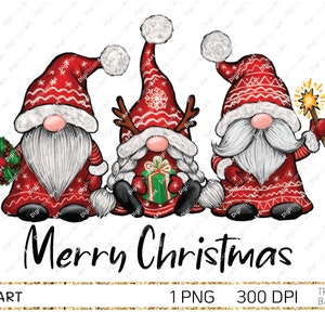 Gnome PNG, Christmas Sublimation Download, Ready to print, Merry Christmas Santa Gnomes PNG, Scandinavian Gnomes, Nordic Tomte Gnomes PNG