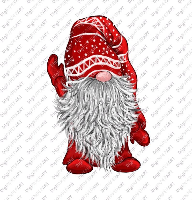 Download Christmas PNG Gnome Clipart Scandinavian Gnomes Clipart | Etsy