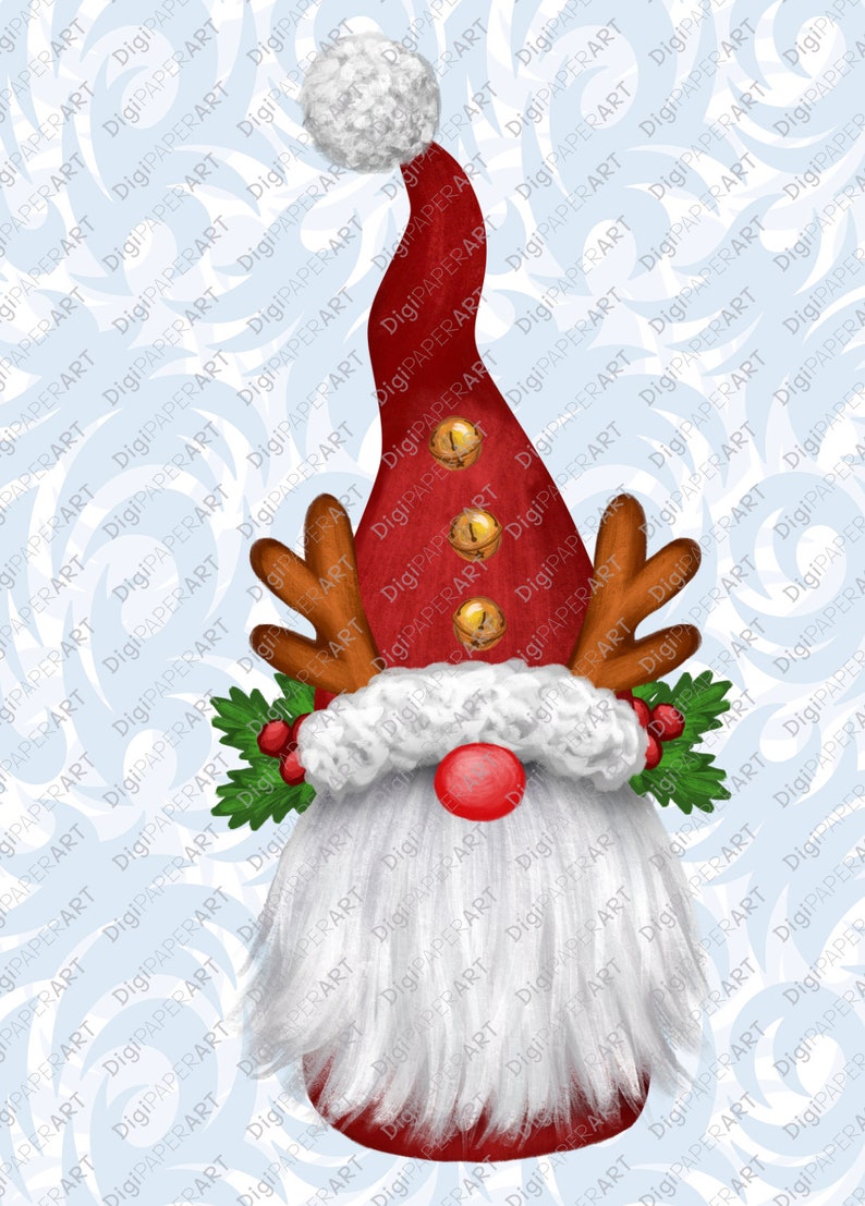 Download Gnome Reindeer Christmas PNG Clipart Scandinavian Clipart ...