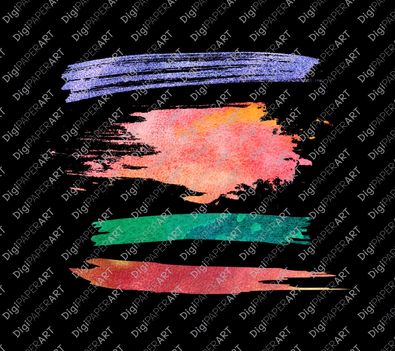 Glitter Brushstroke T-Shirt