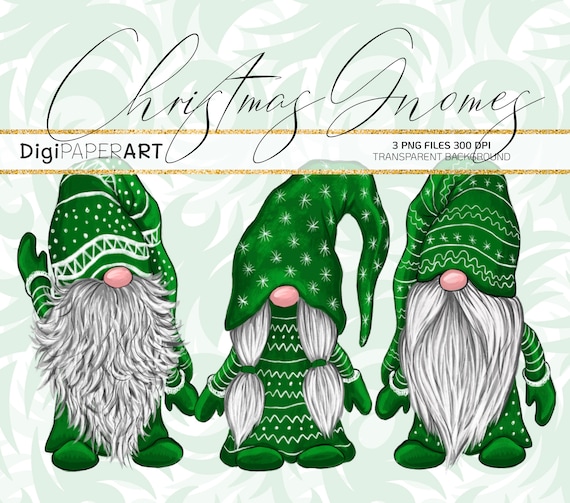 Download Christmas Gnome Png Scandinavian Gnomes Clipart Nordic Etsy