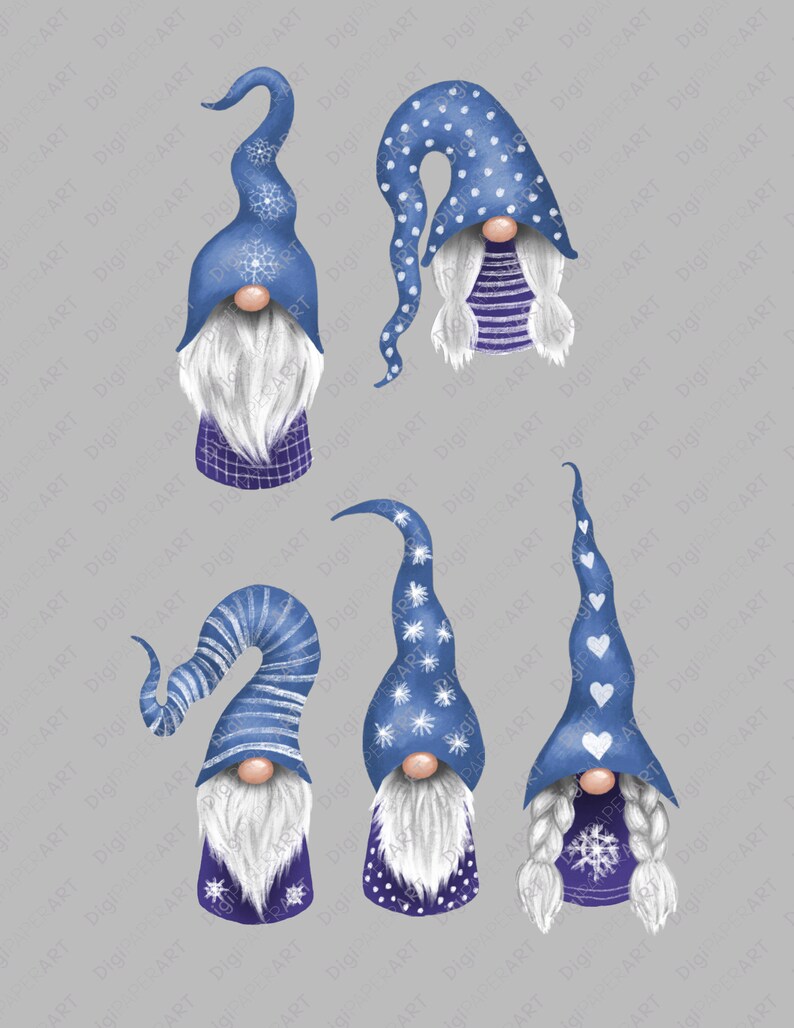Download Christmas Gnomes Clipart Bundle Nordic Nisse Gnomes Clip ...