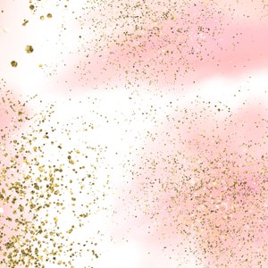 Pink Gold Glitter PNG Pink Watercolor Backgrounds Splatter | Etsy Denmark