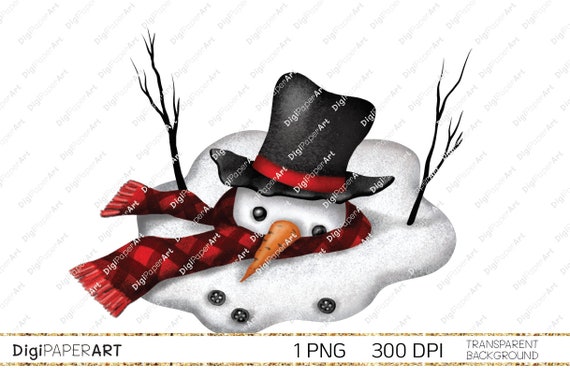 Melting Snowman PNG, Christmas Sublimation, Melted Snowman Sublimation  Design, Christmas PNG, Melted Snowman PNG, Digital Download 