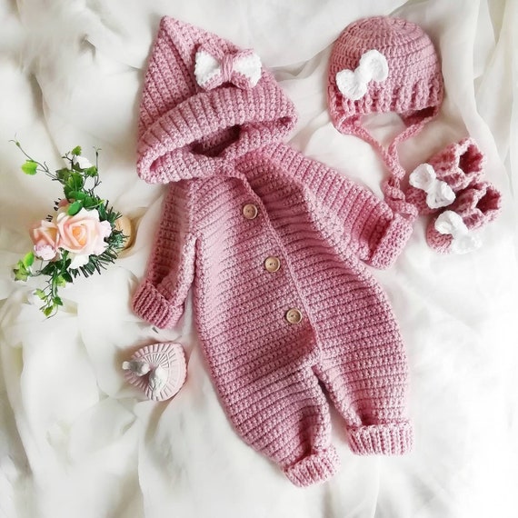 newborn baby girl snowsuit