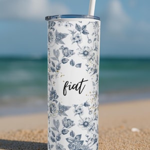 Catholic Stainless Steel Tumbler, 20oz Insulated Travel Cup with Straw, Christian Gift, Catholic Drinkware, Faith-Based Coffee Tumbler, Pray
