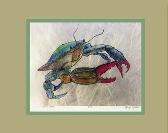 Blaue Krabbe