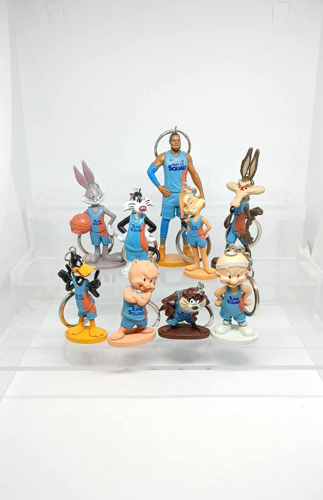 The Jam Key Rings Space Jam Figure Keyrings - Etsy