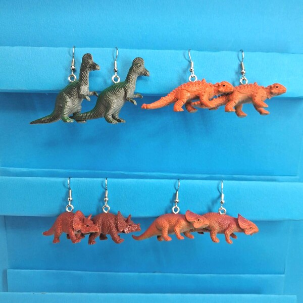 Dinosaur Figure Earrings