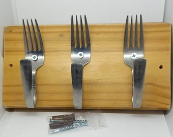 Upcycled Cutlery Hooks Forks