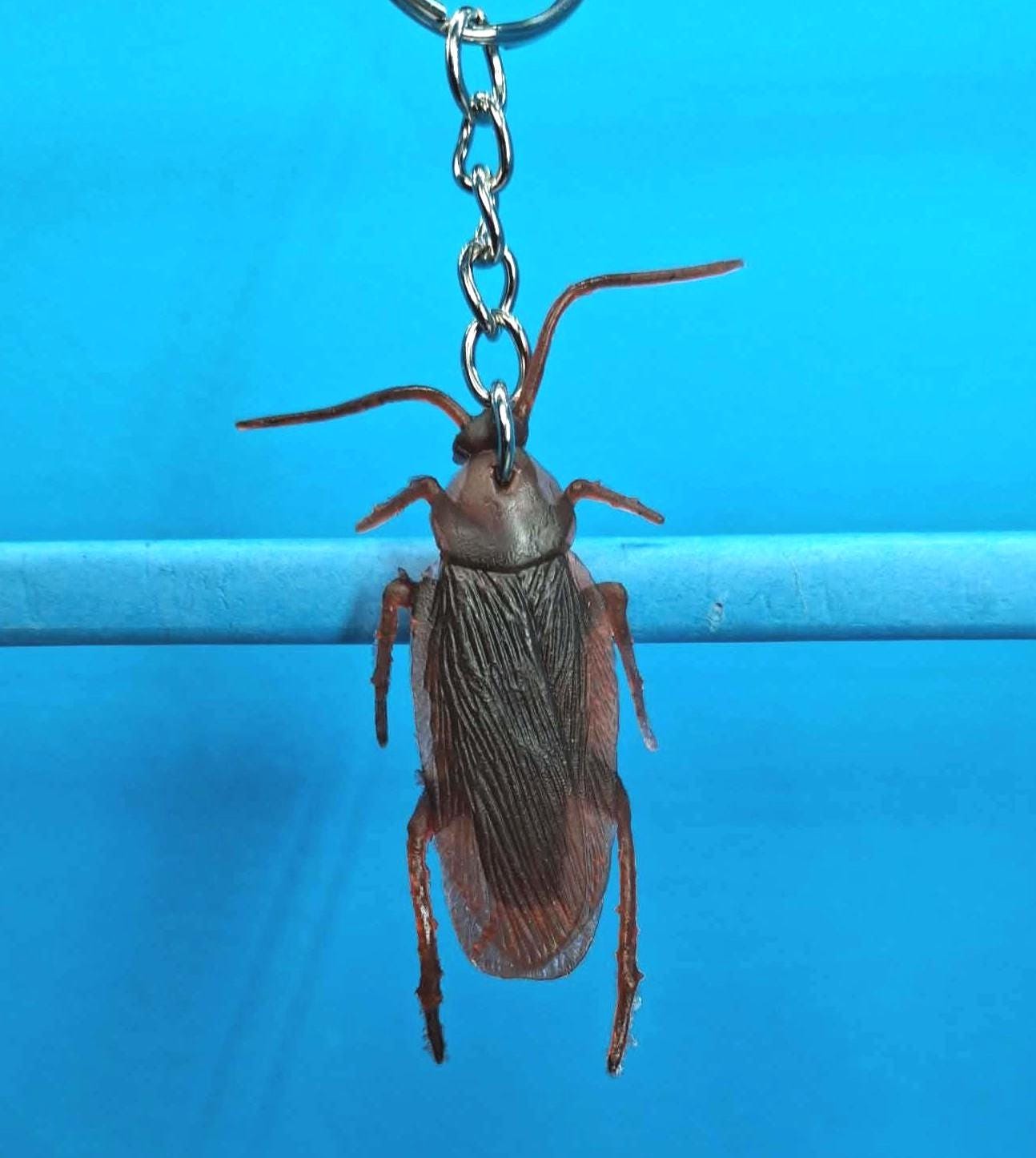 Realistic Toy Cockroach Keyring - Etsy