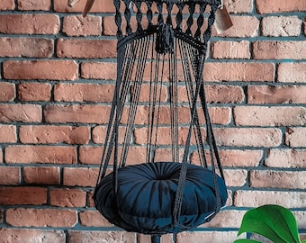 Hamac de chat en macramé, cadeau pour les amoureux des animaux de compagnie, cadeaux pour animaux de compagnie, maison pour animaux de compagnie macramé, lit suspendu pour animaux de compagnie fait à la main, cadeaux pour amoureux des chats, meubles pour animaux de compagnie