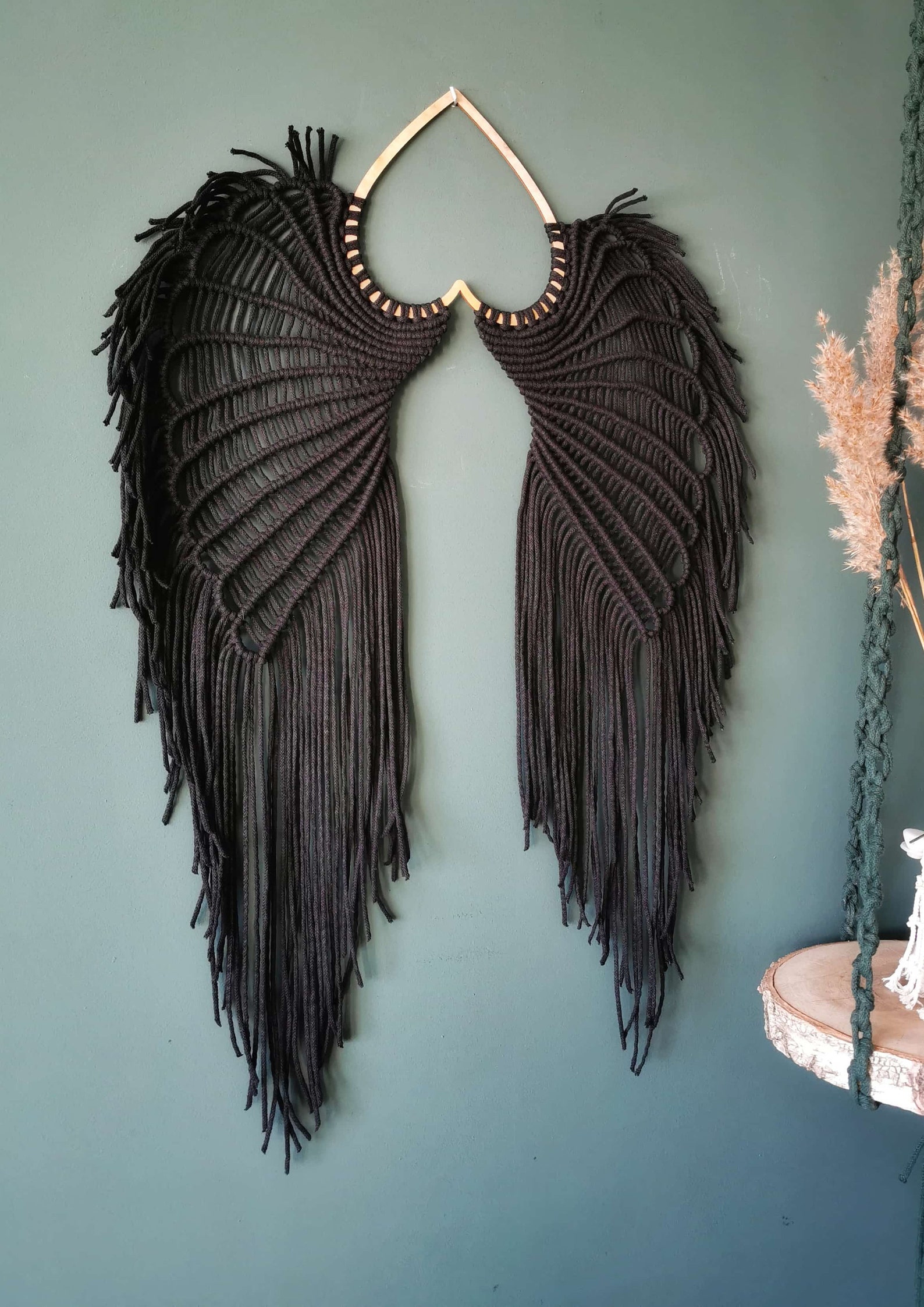 Large Macrame Angel Wings Wall Hanging XL Etsy Australia