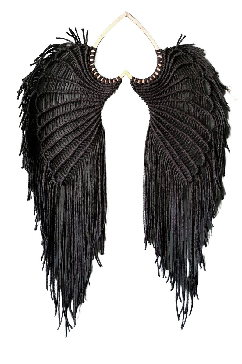 Large Macrame Angel Wings Wall Hanging XL Etsy UK
