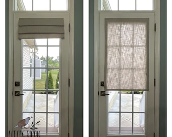 Cortina magnética de 24" x 38" / Gris francés 100 % algodón flameado / Cortina magnética / Se requiere puerta metálica/magnética