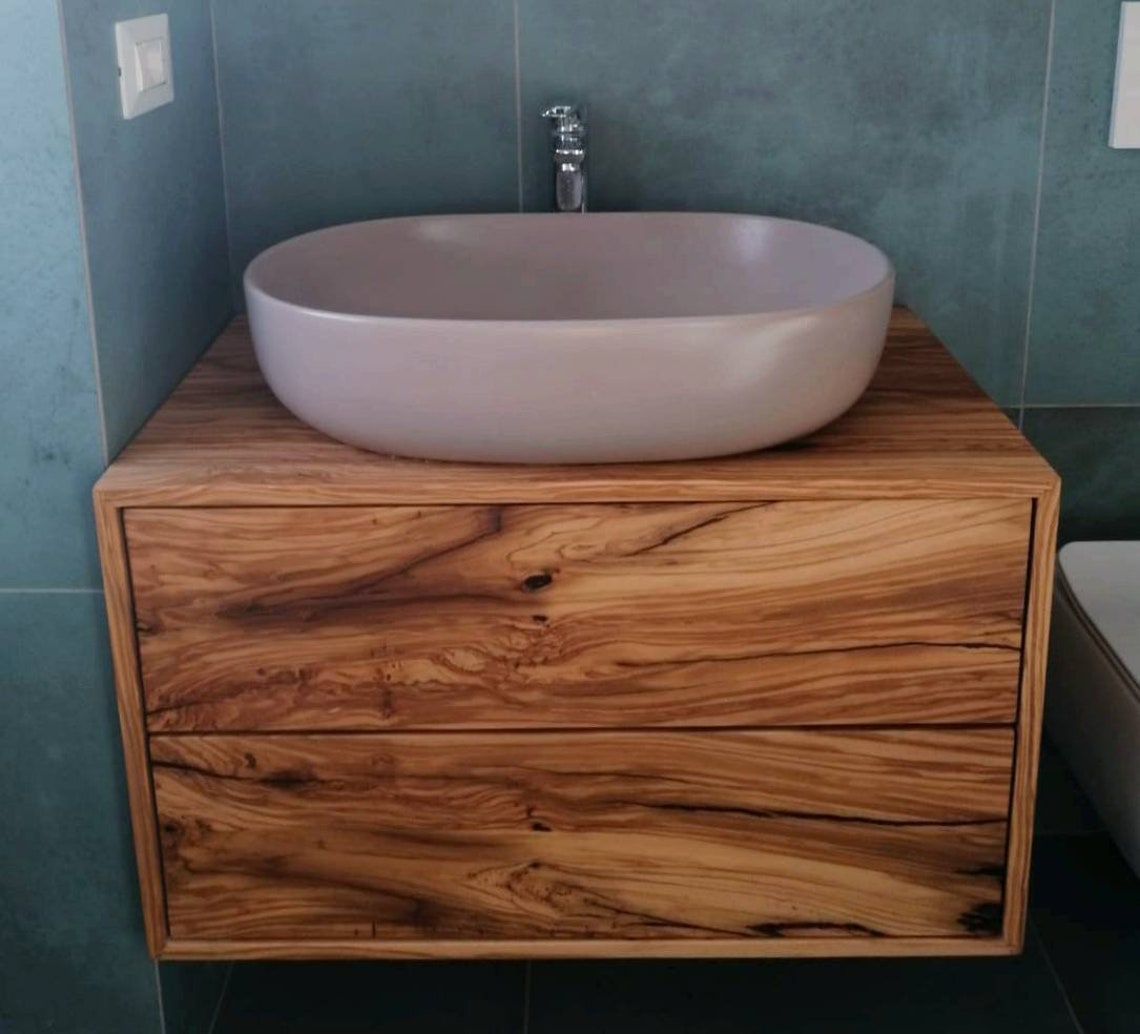 Design Bathroom in Olive Wood Etsy
